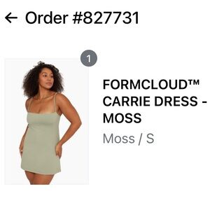 Set Active Form Cloud dress
